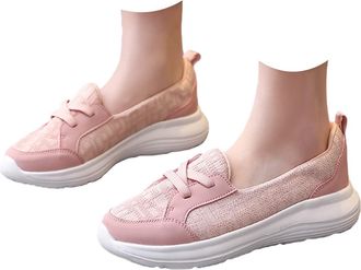 Generic Orthopedic Shoes for Women 2026 Wide Width Soft Sole Mesh Cushion Sole Comfortbale Wedge Sneakers Breathable Slip On Arch Support Non-Slip Shoes Knit 