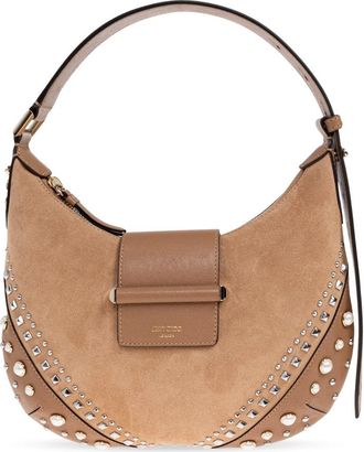 Jimmy Choo London Bar Hobo Small - Dames - Schoudertassen - Bruin - ONE Size - Leer - Tassen