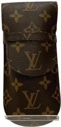 Louis Vuitton Pre-owned Accessories, male, Brown, Size: ONE SIZE Pre-owned Monogram Eyeglass Case