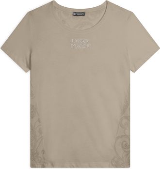 Freddy T-shirt donna in jersey con retro fantasia paisley