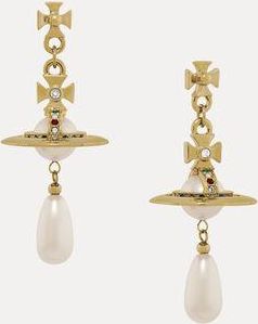 Vivienne Westwood Pearl Drop Earrings Gold Pearls Women