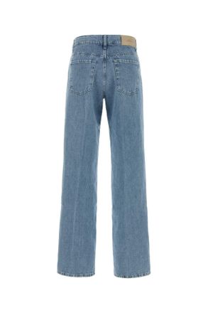 7 For All Mankind Womens Denim Stove Pipe Jeans Azzurro Exterior: Cotton Linen