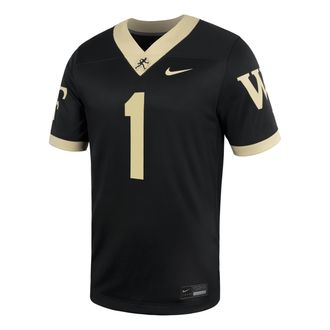 Nike Wake Forest Nike Mens College Football Replica Jersey in Black | P31811W433-BLK