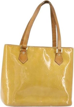 Louis Vuitton Pre-owned Tote Bag - Dames - Vintage Shopper - Geel - ONE Size - Leer - Vintage