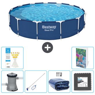 Bestway Piscina Bestway Steel Pro Redonda - 396x84 Cm - 7-piezas S217