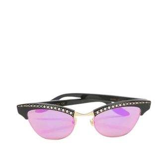 Gucci Pre-owned Accessories, female, Purple, Size: ONE SIZE Pre-owned Glass Sunglasses