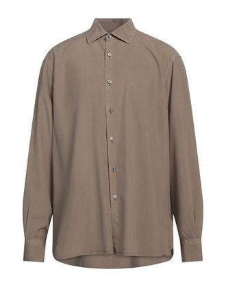 トップス Ermenegildo Zegna linen shirts brown 40 Zegna Slim Fit Linen Shirt Olive at CareOfCarl.com