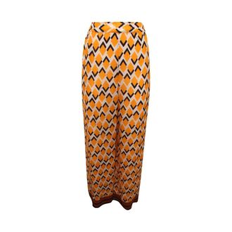 Emma & Gaia Broeken, Dames, Veelkleurig, M, 35P508 Wijde Broek