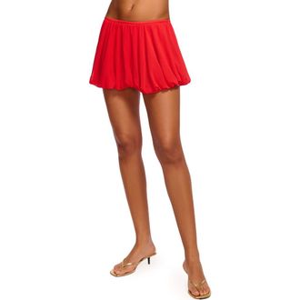 Ramy Brook Maddy Skirted Bikini Bottoms in Flame at Nordstrom, Size Xx-Small