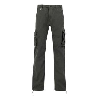 Alpha Industries Jet Pant - Heren - Straight fit broeken - Grijs - W30 - Katoen - Broeken