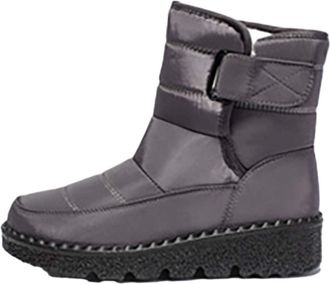 Generic Womens Winter Shoes Lined Snow Boots Non-Slip Snow Boots Lightweight Hiking Boots Warm Lightweight Winter Shoes Hiking Boots Snow Shoes Comfort Hiking