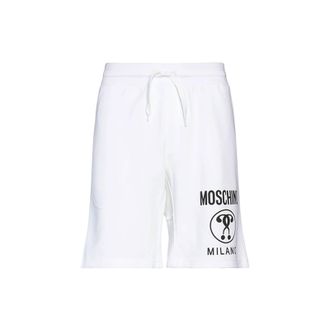 Moschino Couture Cotton Logo Shorts