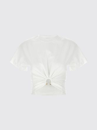 Paco Rabanne T-shirt crop in cotone