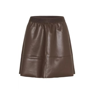 Kaffe Falda KAmikka - Skirts - Mujer - Marr&oacute;n - 2XL