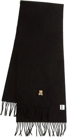 Moschino Winter Sjaal - Dames - Wintersjaals - Zwart - ONE Size - Wol - Accessoires