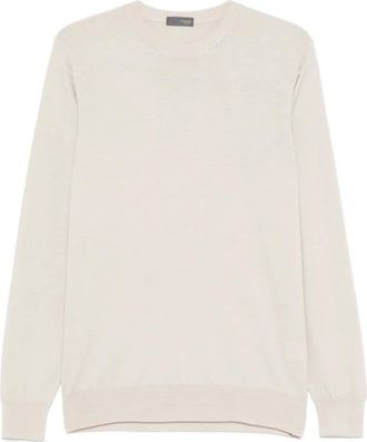 Drumohr Truien & Vesten, Heren, Beige, M, Wol, Drumohr Truien Beige