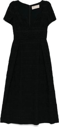 Elie Saab Abito midi in macramé - Nero