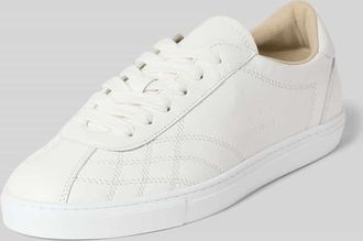 Copenhagen Sneaker aus echtem Leder mit Logo-Pr&auml;gung in Weiss, Gr&ouml;&szlig;e 36
