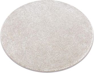 RugsX Alfombra San Miguel C&iacute;rculo Crema 031 Llanura Color S&oacute;lido Beige Circulo 100 Cm