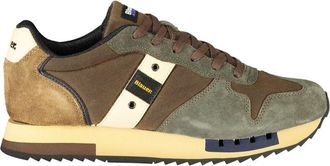 Blauer Polyurethane Mens Mens Sneaker