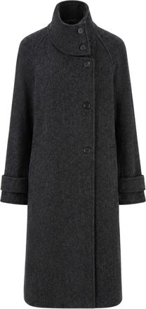 Pomandere Maxi Trenchcoat - Dames - Mantel - Grijs - M - Katoen - Jassen