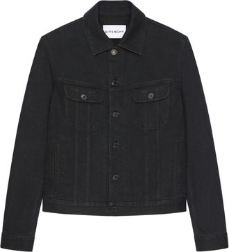 Givenchy Classic Jacket - Heren - Spijkerjassen - Zwart - L - Denim - Jassen