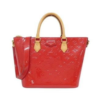 Louis Vuitton Pre-owned Handbags, female, Red, Size: ONE SIZE Pre-owned Vernis Montebello Enamel Handbag
