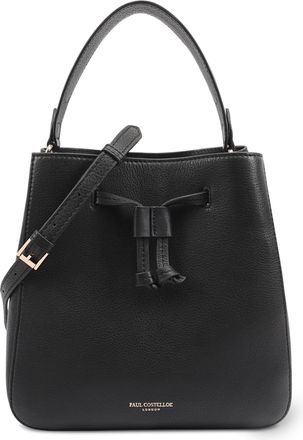 Paul Costelloe Genuine Leather Multiway Bag - Versatile & Stylish Handbag with 6 Elegant Colour Options for Every Occasion, PEACE (JET BLACK)