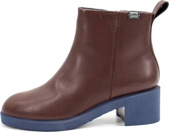 Camper Womens Wonder Booties In Burgundy