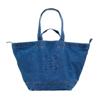 Closed Closed, Tote Bags, female, Blue, Size: ONE SIZE Denim Tote
