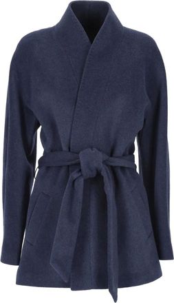 Chiara Ferragni Cappotto con cintura - Blu