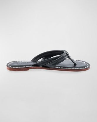 Bernardo Miami Leather Slide Sandals