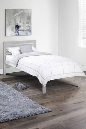 Julian Bowen Slocum Bed in Grey | Size: Single