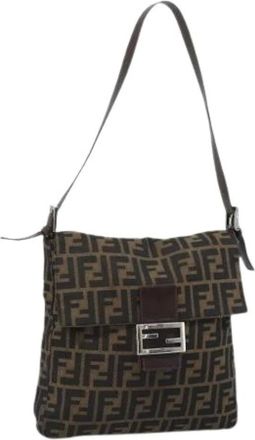 Fendi Pre-owned Zucca Canvas Shoulder Bag - - Pre-owned - Donna - Nero - ONE SIZE