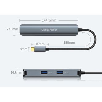 OEM El Adaptador Multipuerto Usb-c Mejora Tu Experiencia Inform&aacute;tica Y La Salida Hdmi 4k Da Vida A Las Im&aacute;genes, Para Una Experiencia &Oacute;ptima De Entretenim