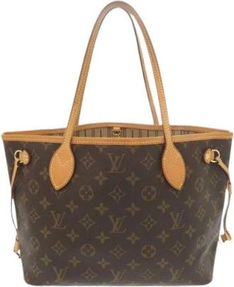 Louis Vuitton Pre-owned Vintage Canvas Tote Bag - Dames - Vintage Shopper - Beige - ONE Size - Vintage