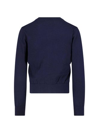 Comme Des Gar&ccedil;ons Womens Comme Des Garcons Sweaters Blue Wool