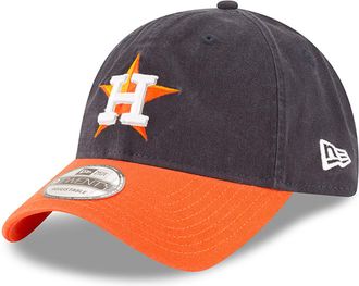 New Era Houston Astros New Era Road Replica Core Classic 9TWENTY Adjustable Hat Navy/Orange