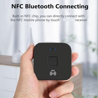 OEM Receptor De Audio Nfc Bluetooth 5.0 Con Entrada Auxiliar De 3,5 Mm, Est&eacute;reo Hi-fi, Adaptador Inal&aacute;mbrico Para Altavoces De Coche Y Hogar