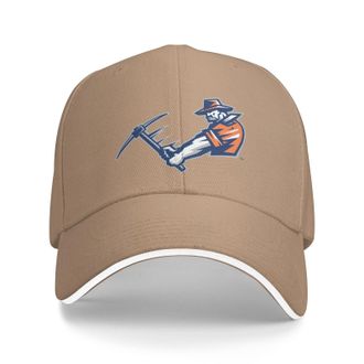 Generic Baseball Cap UTEP Miners Classic Sandwich Hats Distressed Washed Snapback Hat for Fishing Outdoor Sports