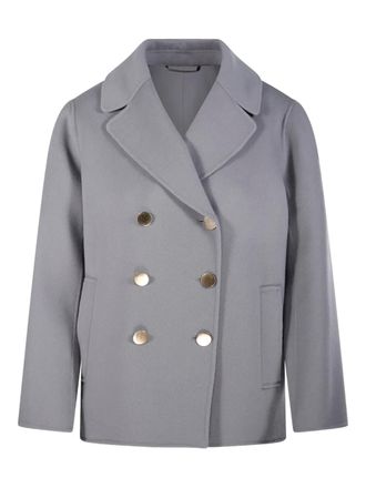 Max Mara Cappotto con bottoni - Grigio