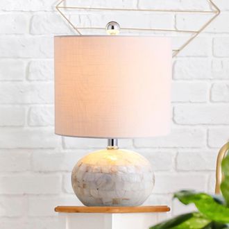 Jonathan Y Designs Wilson 16 Seashell LED Table Lamp
