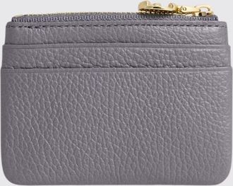 Coccinelle Portacarte piatto C-Me Softy in pelle martellata con zip