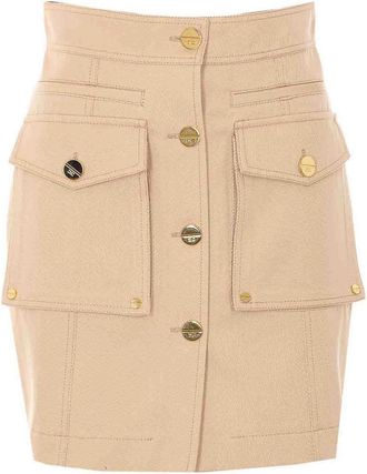 Elisabetta Franchi Beige Skirt