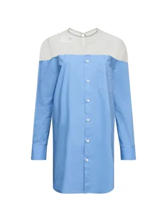 Maison Margiela Mm6 Maison Margiela Womens Button Front Cotton Top