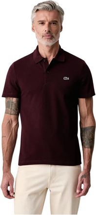 Lacoste Polo in Cotone Stretch Regular Fit - - Tops - Uomo - Viola - L