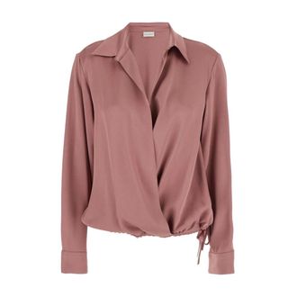 Dries Van Noten Cedal 2070 W.w.shirt - female - Dries Van Noten - Blouses - Pink - M - Blouses & Shirts
