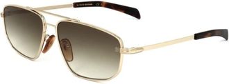 Eyewear by David Beckham Stijlvolle zonnebril voor heren - unisex - Zonnebrillen - Geel - 59 MM - Accessoires