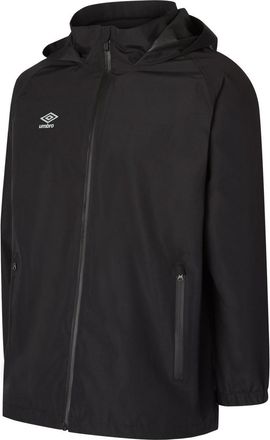 Umbro Childrens Unisex Childrens/Kids Club Essential Waterproof Jacket (Black) - Size 7-8Y