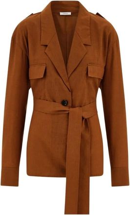 Ferragamo Dames, Jassen, Bruin, Maat: XS